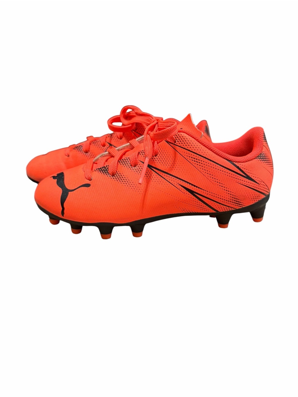Puma Kids' Attacanto Orange Ultra Play FG/AG Soccer Cleats | Size Youth 12 - Picture 2 of 8
